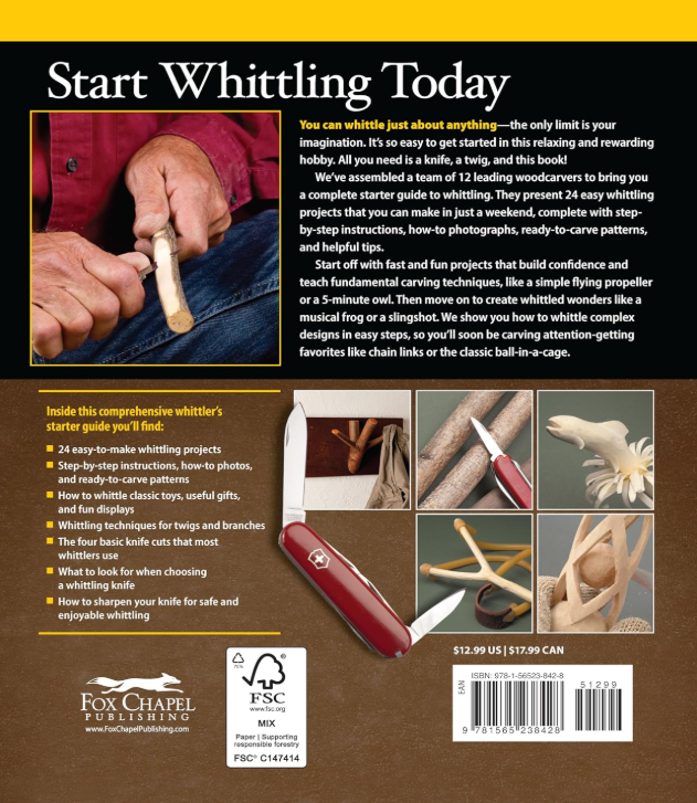 Complete Starter Guide to Whittling: 24 Easy Projects You Can Make in a Weekend